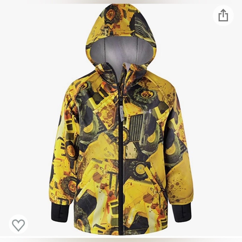 Like New Boys Therm Waterproof Rain Jacket, Fleece lined super soft size 10